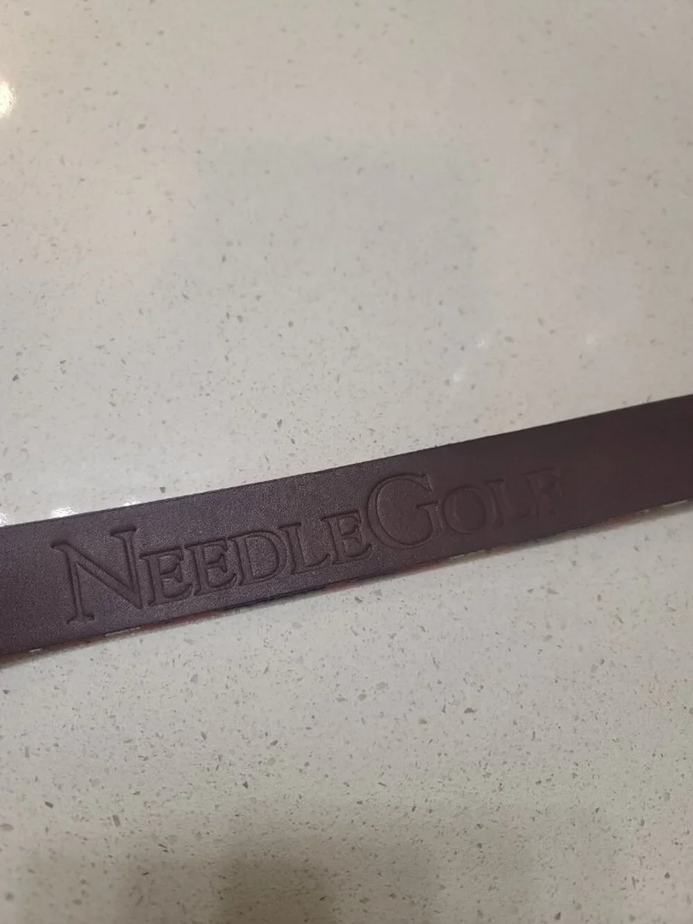 Needle Golf belt “1898 Golf Club” Size 34 Multicolor